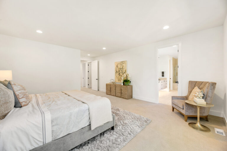 Oakdale custom floor plan primary suite