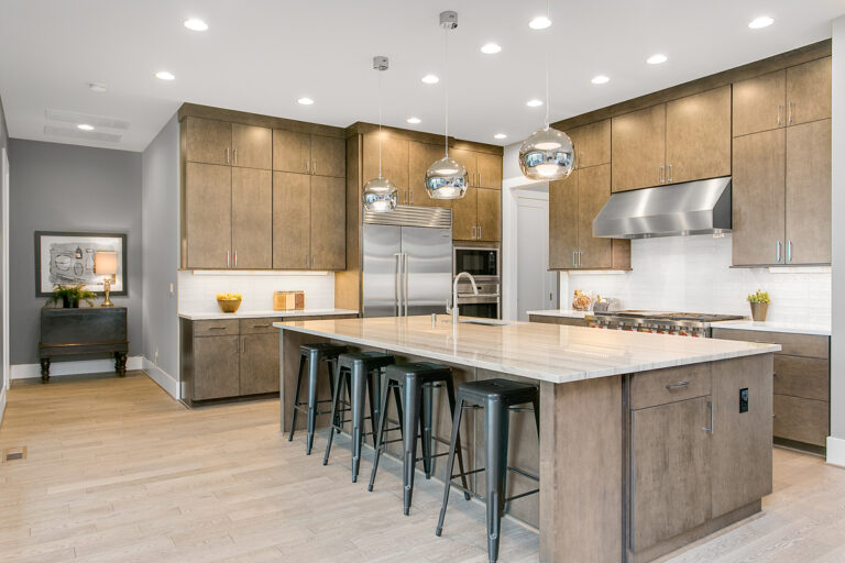 Oslo custom floor plan kitchen