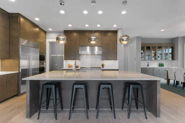Oslo custom floor plan kitchen