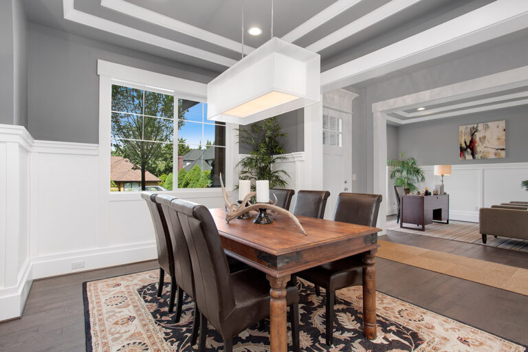 Palermo custom floor plan dining room