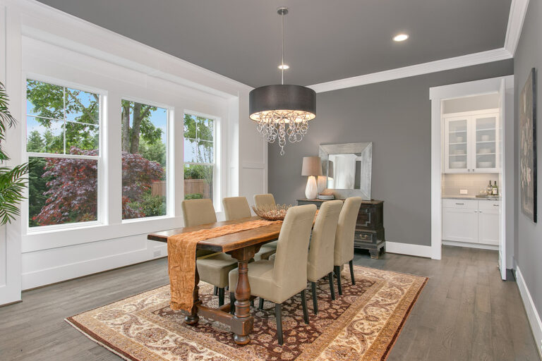 Paris custom floor plan dining room