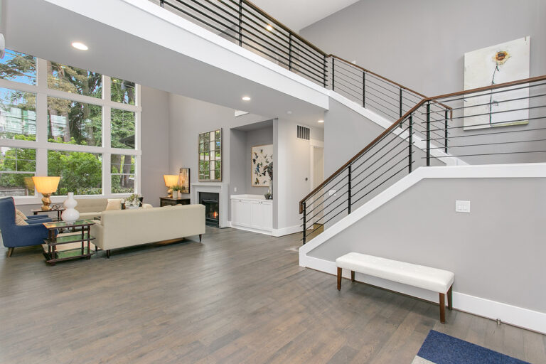 Paris custom floor plan foyer