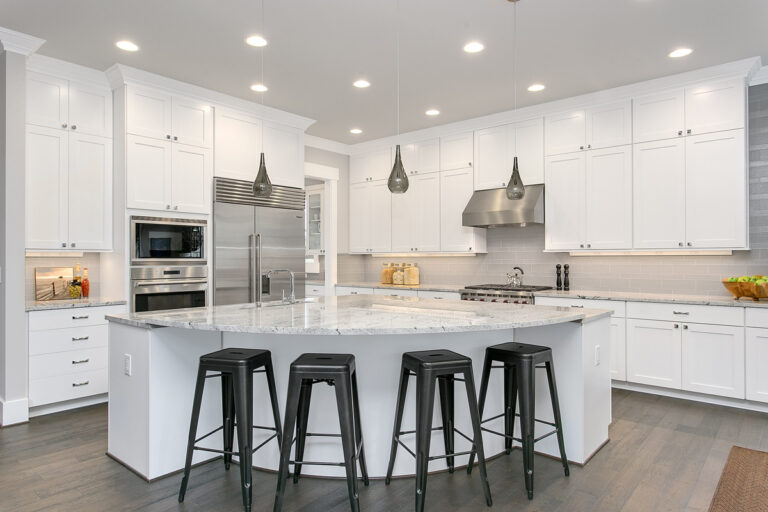Paris custom floor plan kitchen