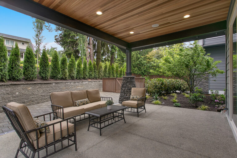 Paris custom floor plan patio