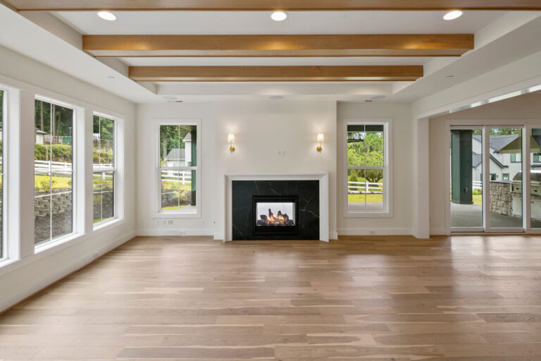 Parthenon custom floor plan modern farmhouse great room