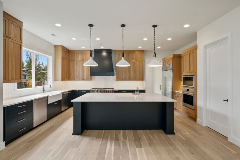 Parthenon custom floor plan modern farmhouse kitchen
