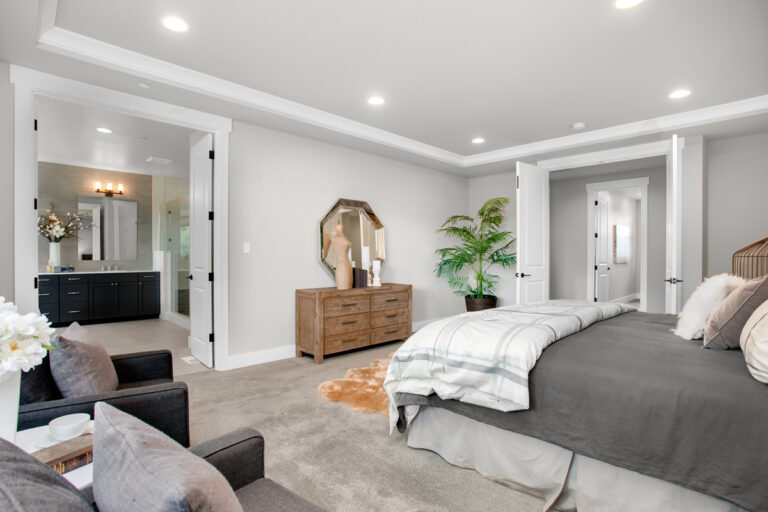 Parthenon custom floor plan craftsman primary suite