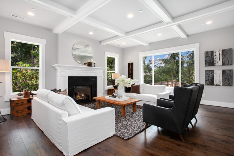Parthenon custom floor plan craftsman great room