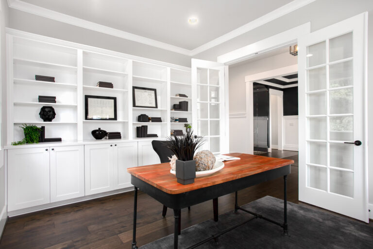 Parthenon custom floor plan craftsman office