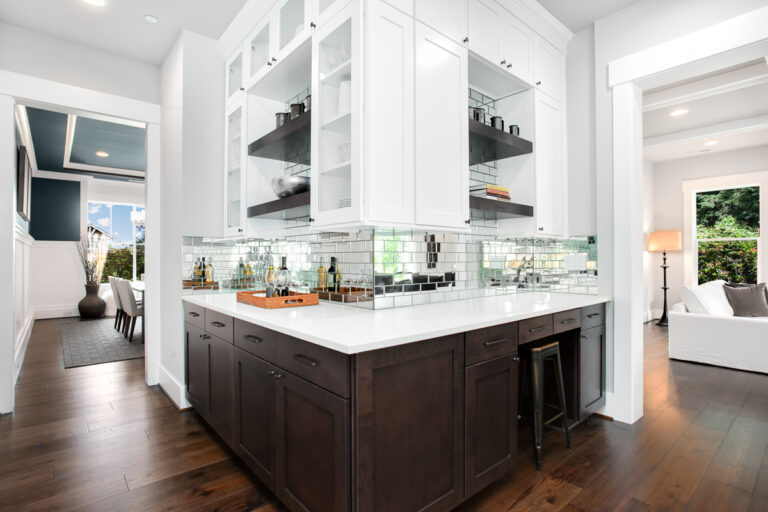 Parthenon custom floor plan craftsman service area