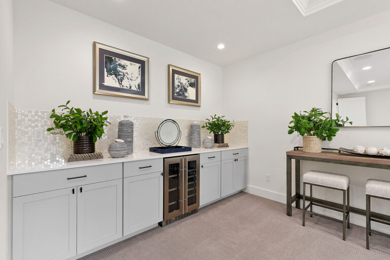 Pasadena custom floor plan bonus room wet bar