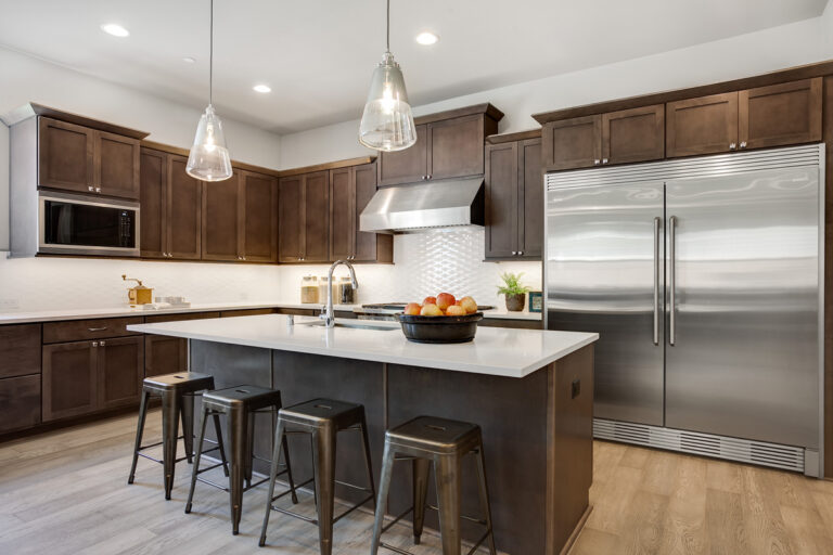 Patagonia custom floor plan kitchen