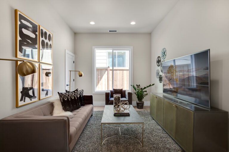 Patagonia custom floor plan media room