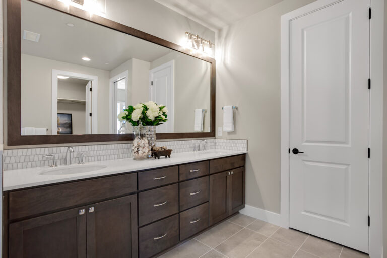 Patagonia custom floor plan primary suite bath