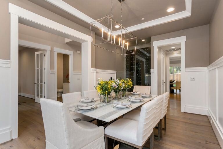 Perth custom floor plan dining room