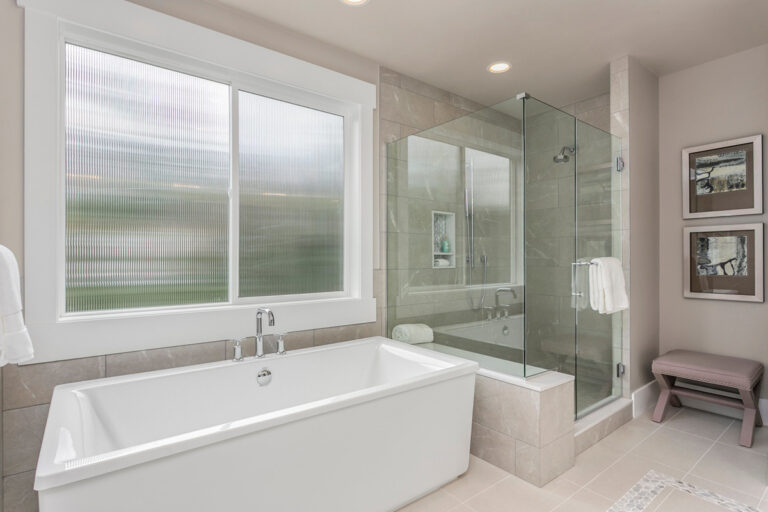 Perth custom floor plan primary suite bath