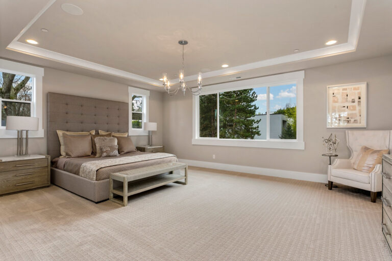 Perth custom floor plan primary suite