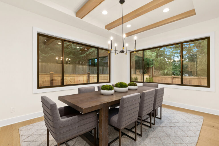 Piedmont custom floor plan dining room