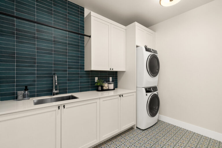 Piedmont custom floor plan laundry room