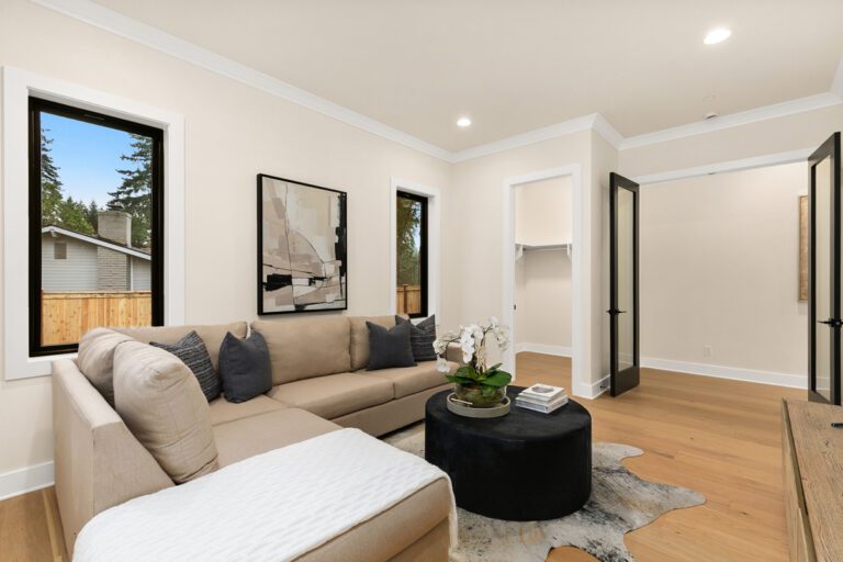 Piedmont custom floor plan media room