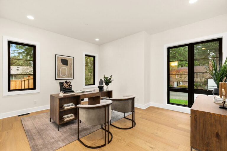 Piedmont custom floor plan office