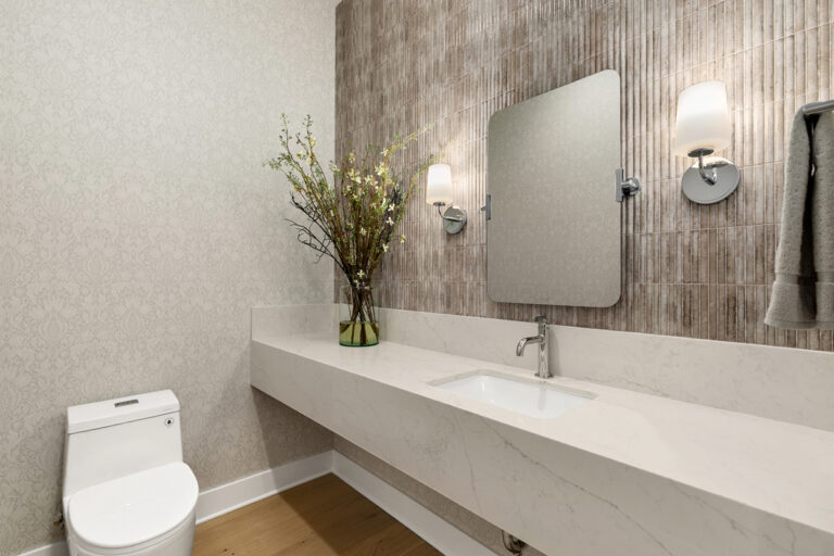 Piedmont custom floor plan powder room