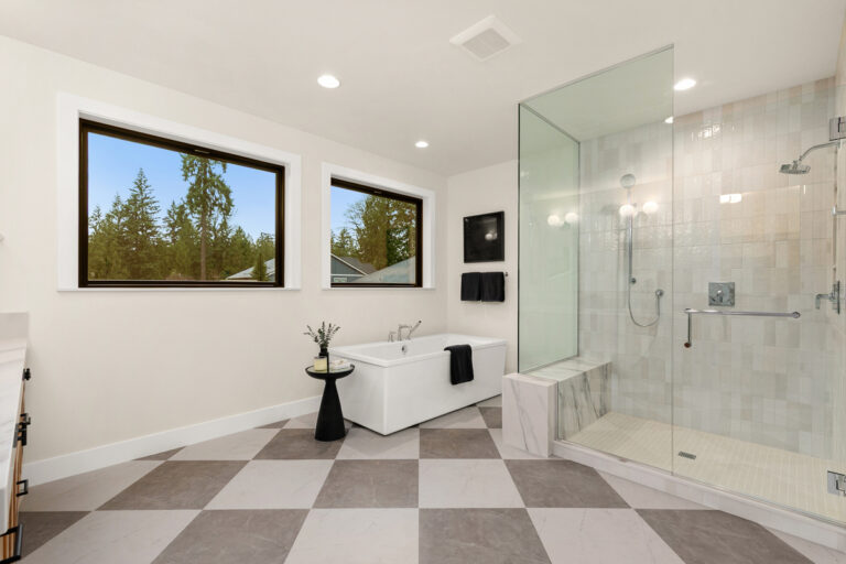 Piedmont custom floor plan primary suite bath