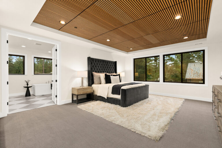 Piedmont custom floor plan primary suite