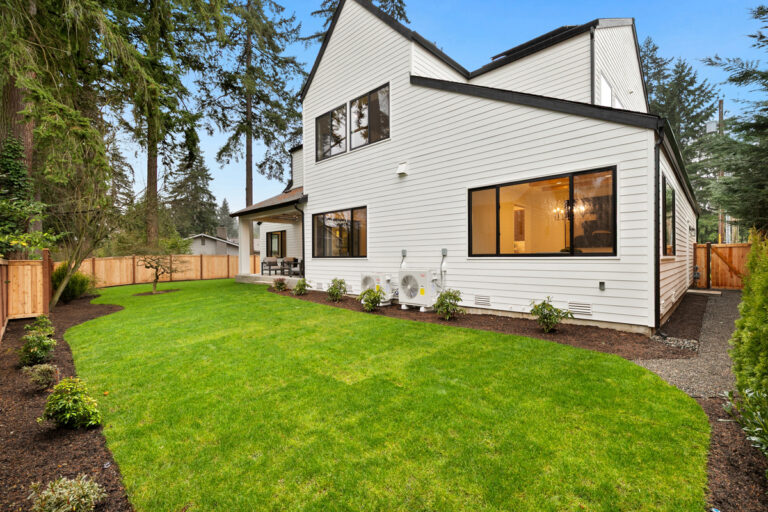 Piedmont custom floor plan rear exterior