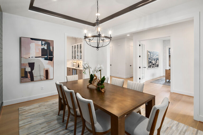 Quinn custom floor plan dining room