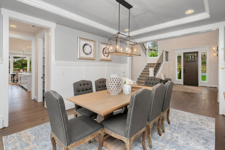 Ravenswood custom floor plan dining room