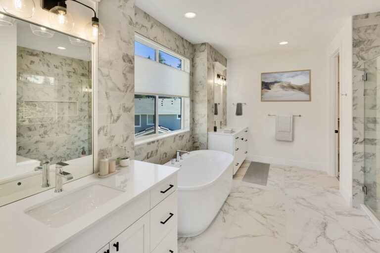 Ravenswood custom floor plan modern farmhouse primary suite