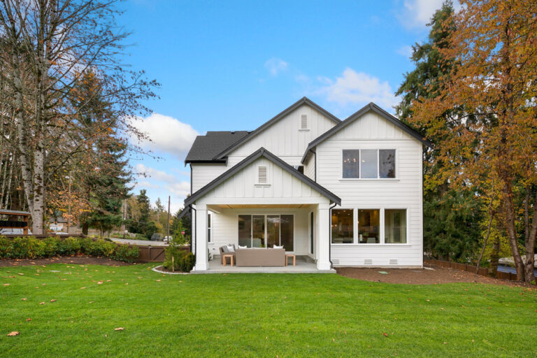 Ravenswood custom floor plan side exterior