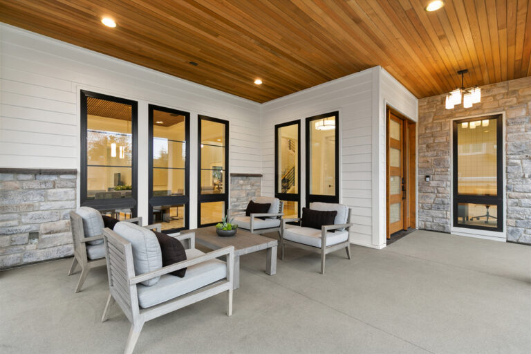 San Anita custom floor plan covered porch