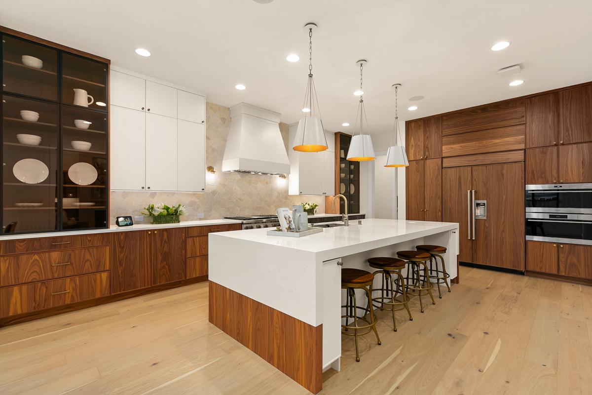 San Anita custom floor plan kitchen
