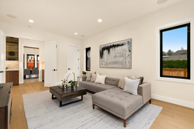 San Anita custom floor plan media room