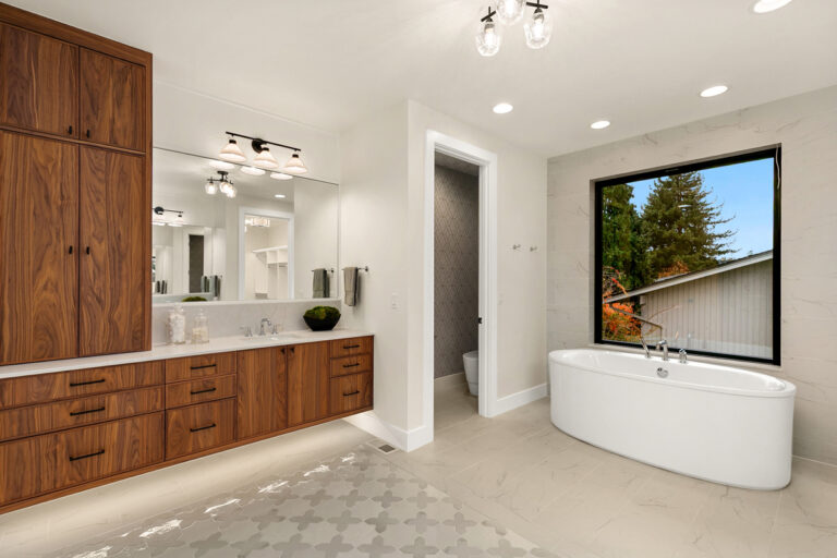San Anita custom floor plan primary suite bath