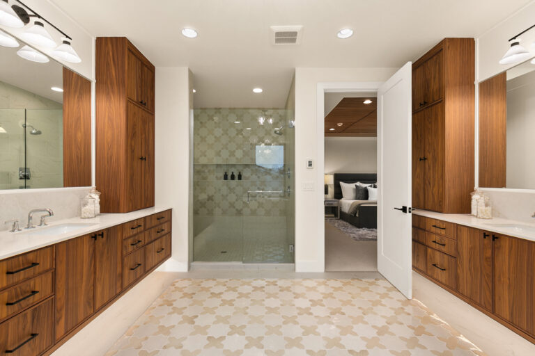 San Anita custom floor plan primary suite bath