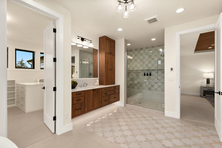 San Anita custom floor plan primary suite bath
