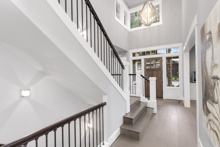 San Marino custom floor plan foyer