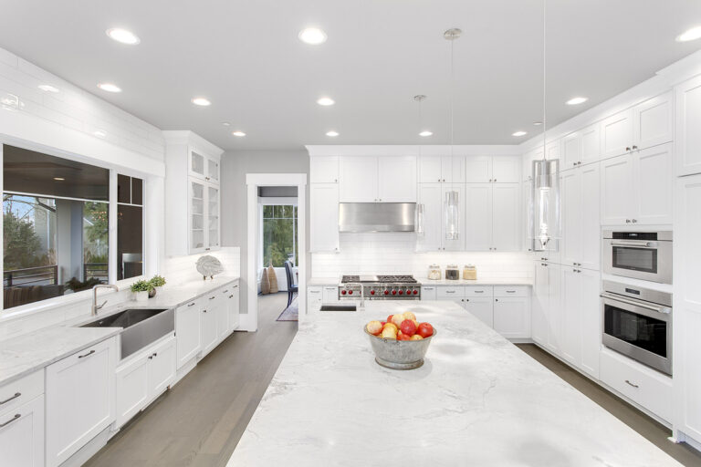 San Marino custom floor plan kitchen