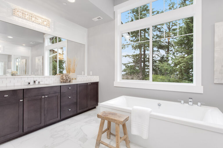 San Marino custom floor plan primary suite bath