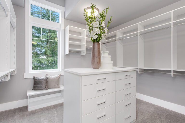 San Marino custom floor plan primary suite closet