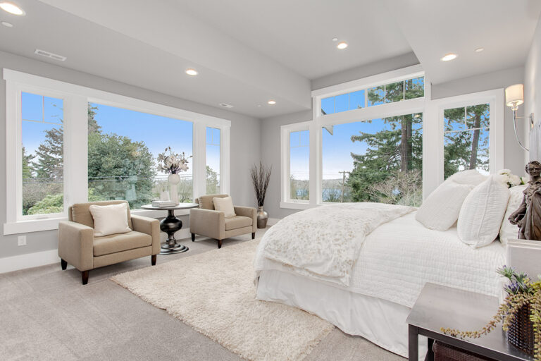 San Marino custom floor plan primary suite