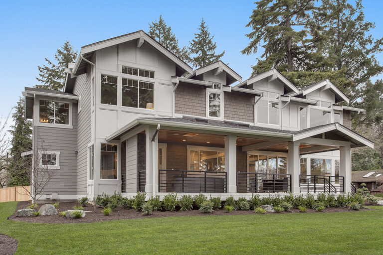 San Marino custom floor plan rear exterior