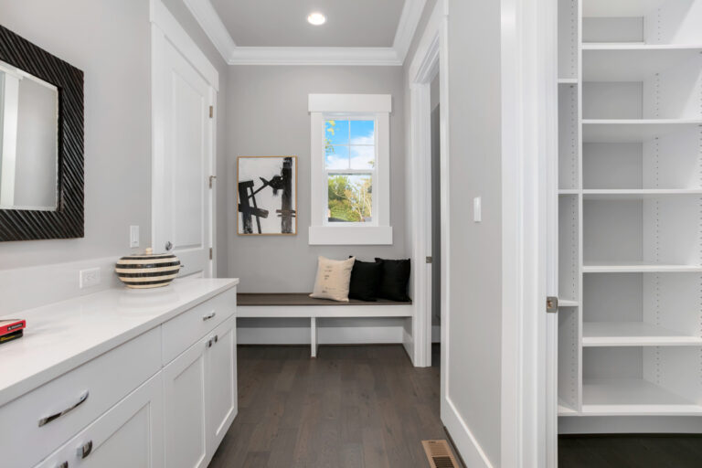 San Tropez Basement custom floor plan mudroom