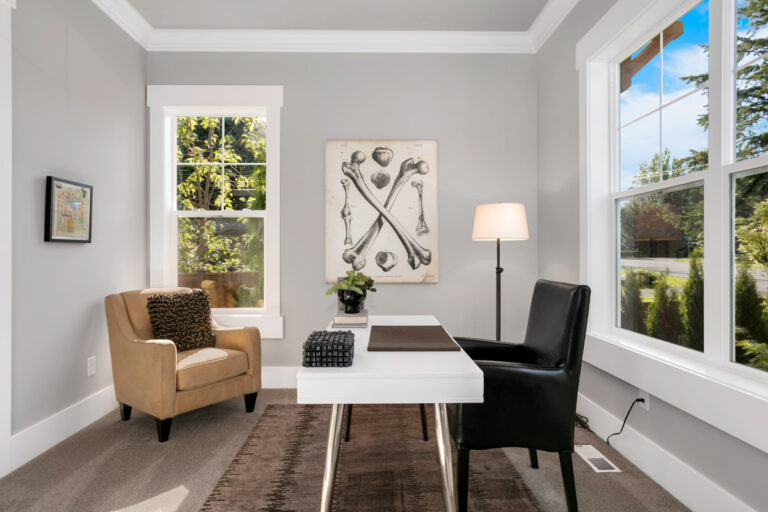 San Tropez Basement custom floor plan office