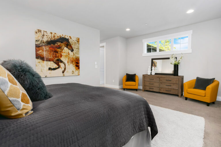 San Tropez Basement custom floor plan primary suite
