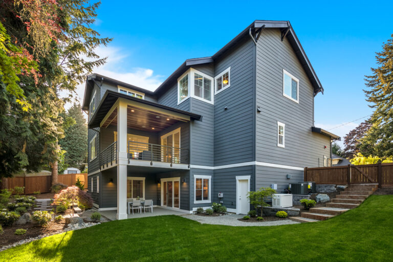 San Tropez Basement custom floor plan rear exterior