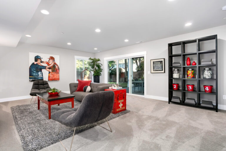 San Tropez Basement custom floor plan recreation room
